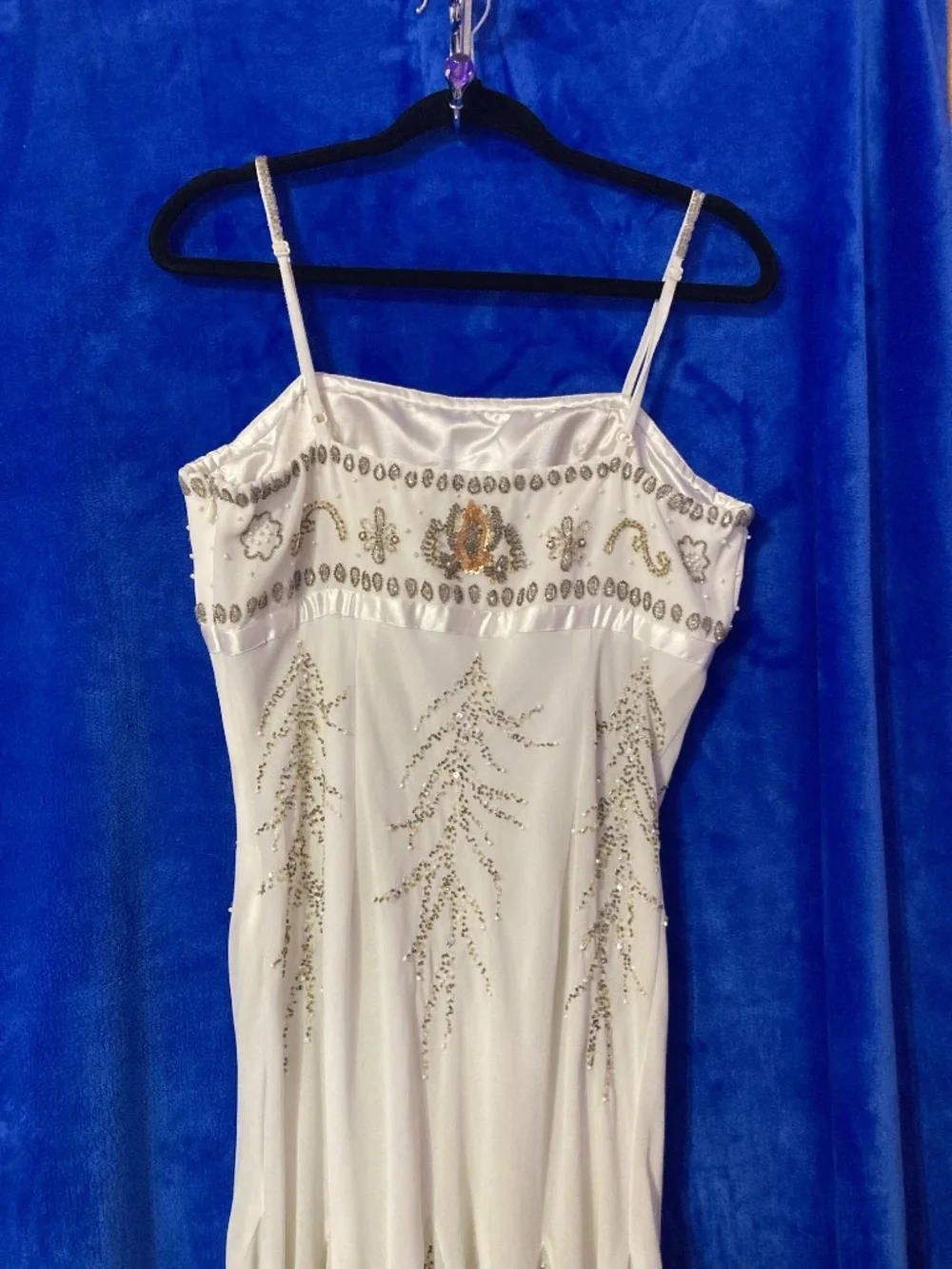 PROM - Cream coloured Intricate Beaded Prom dress - Picture 4 of 4